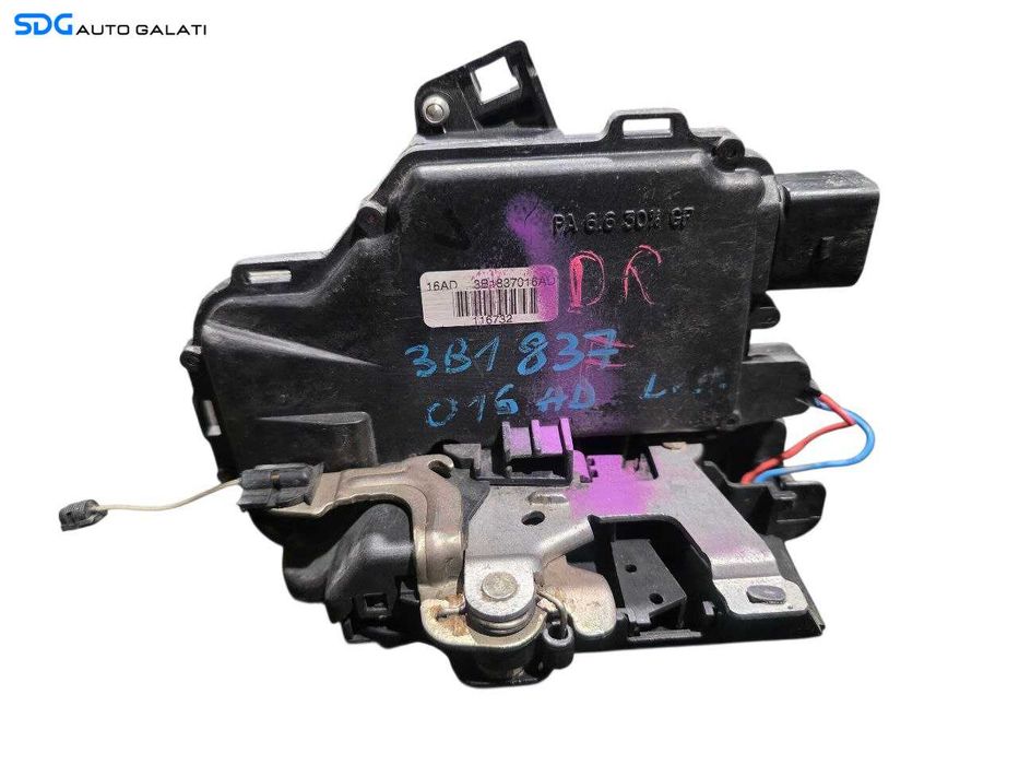 Broasca Incuietoare Usa Portiera Dreapta Fata Skoda Fabia 1 2000 - 2007 Cod 3B1837016AD [N4398]