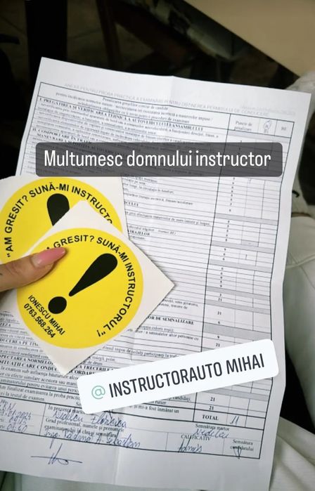 Instructor auto categoria "B"