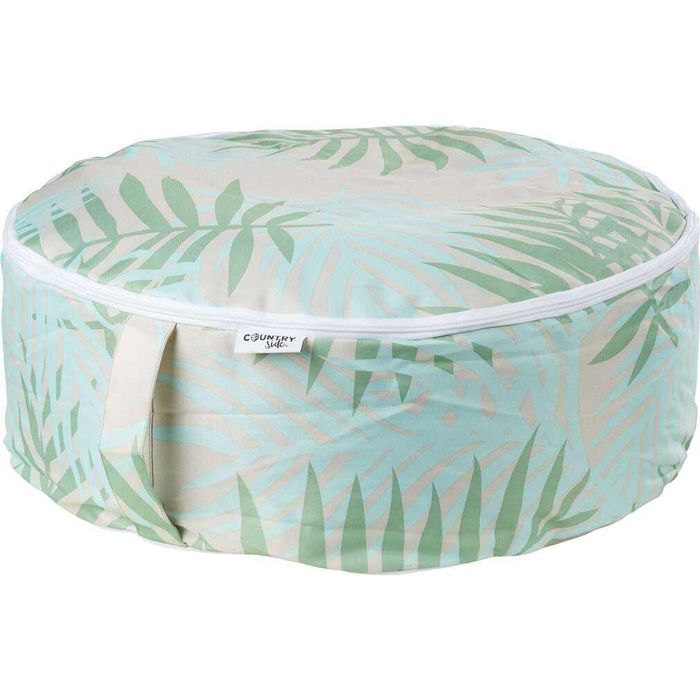 Надуваем пуф с калъф до 110кг за плаж къмпинг градина табуретка стол