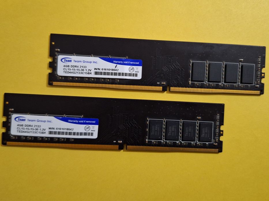 Оперативная память Team Group 2x4gb ddr4 2133