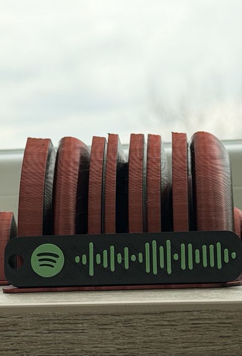 Breloc personalizat cu cod Spotify – un cadou unic și special