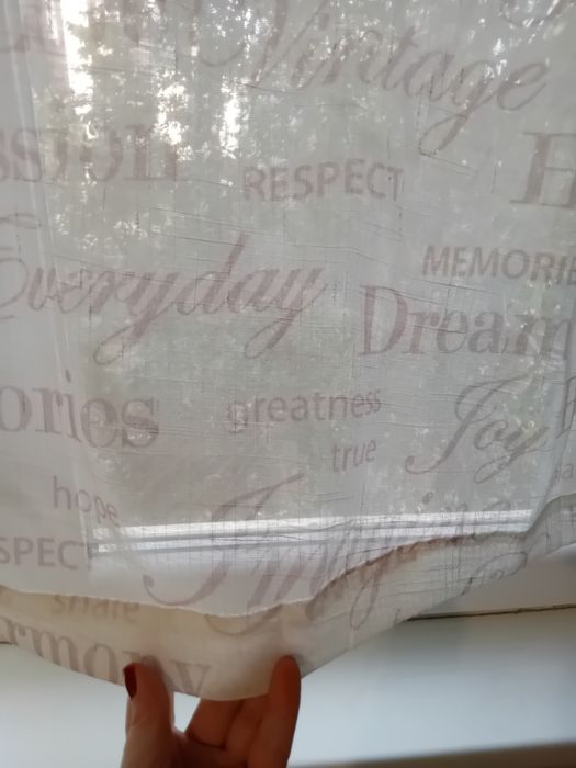 Set 2 perdele bucatarie/balcon