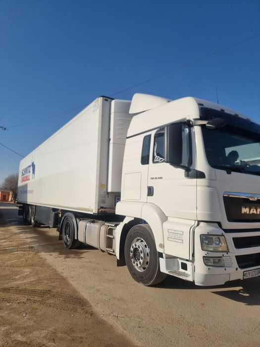 # UzMan + Schmitz реф сотилади 
Тягач: MAN TGS 19.400 
Йили: 2016 
Про