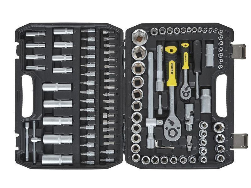 Комплект инструменти 108 части 1/4", 1/2" geko