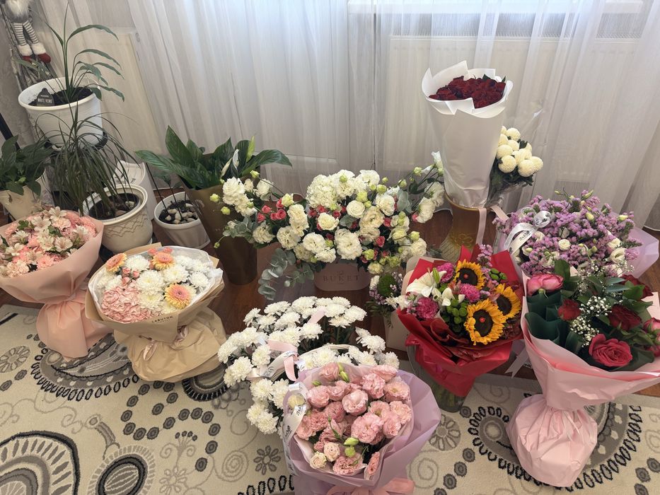 Цветы букеты Астана