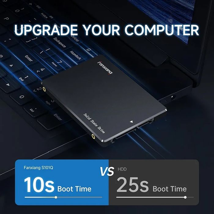 Sigilat Ssd sata III 2TB Fanxiang Raxiana S101 3D nand slc 560Mb/s