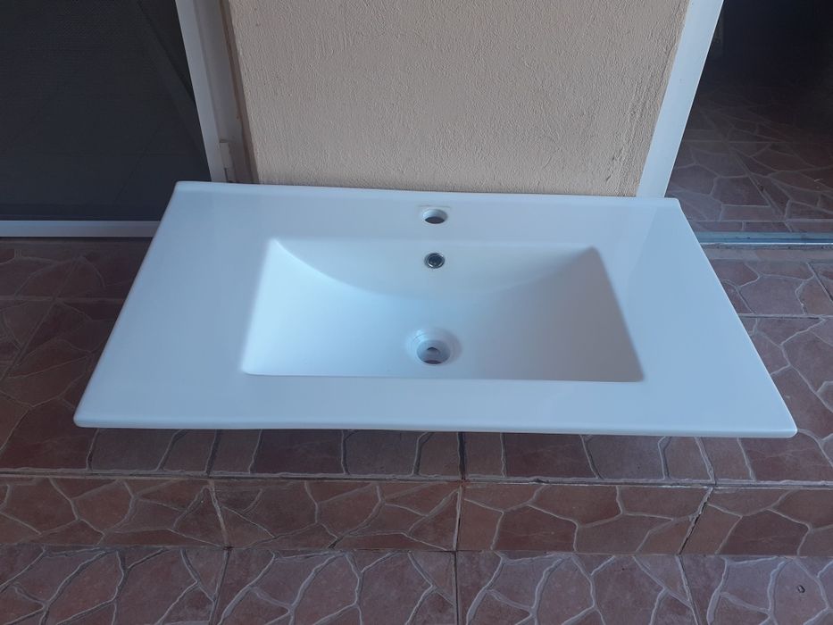 Baterie lavoar si lavoar marmura compozit