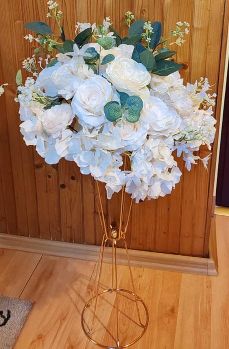 flori champagne suporti decorat nunta botez vand inchiriez la comanda