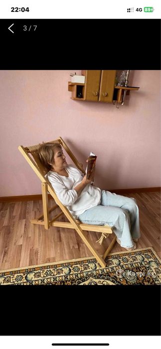 Шезлонг кресло ручной работы.