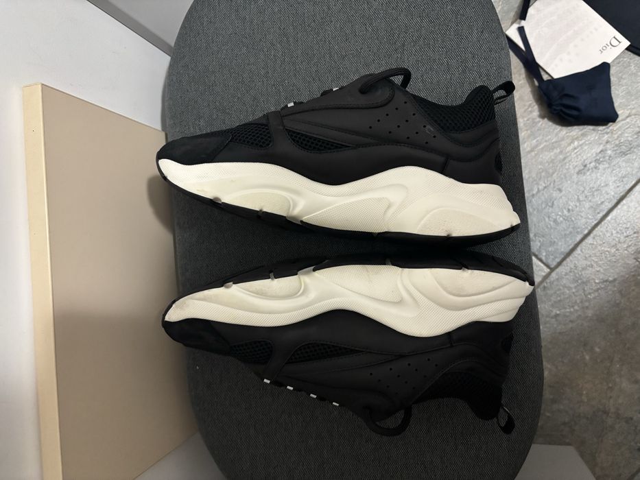Adidași Dior B22 Black/White – Mărimea 43 (Model Luxury)
