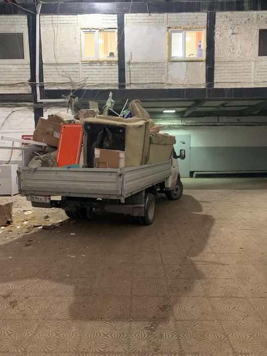 Вывоз мусора строительное газель