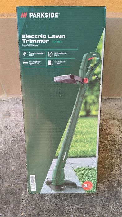 Mașina trimer electric Parkside ptr tuns iarba gazonul