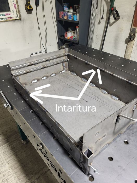 Gratar  Grill 600x400-3 mm Vopsit termorezistent