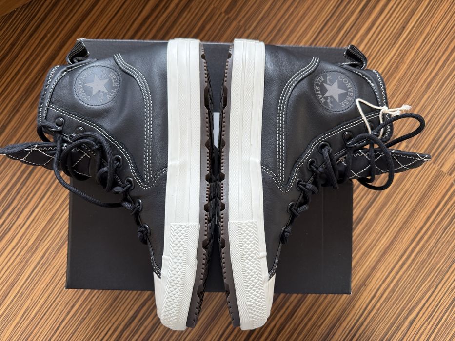 Converse noi, in cutie waterproof piele naturala tenisi/ghete 39