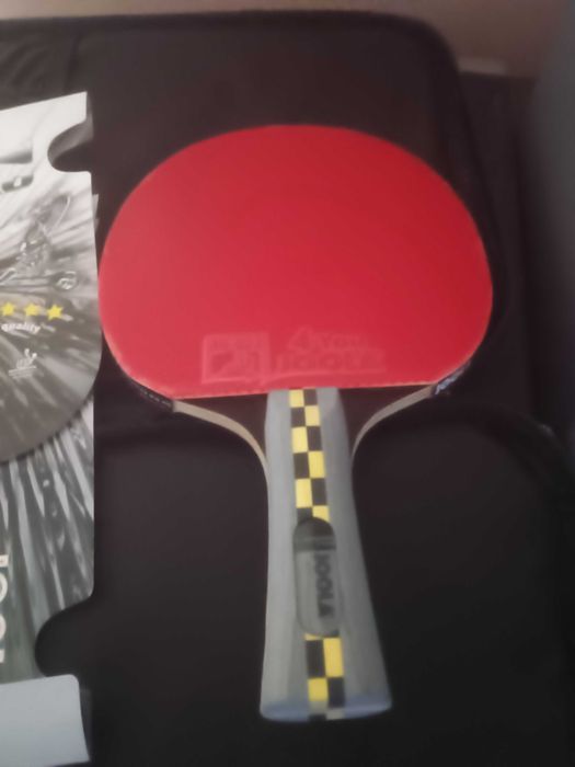 Paleta tenis de masa jola și husa protecție