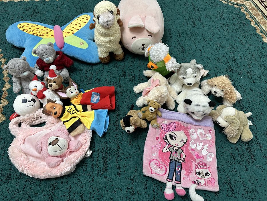 Игрушки мягкие пакетом