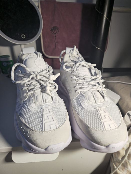 Versace chain reaction triple white