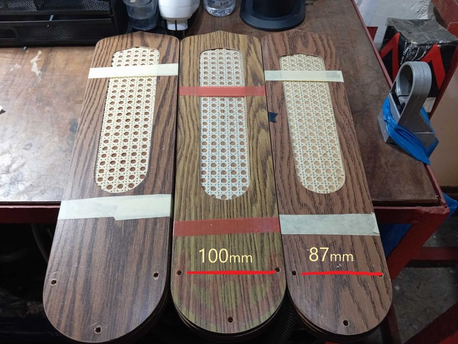 Таванен полюлей - вентилатор - части