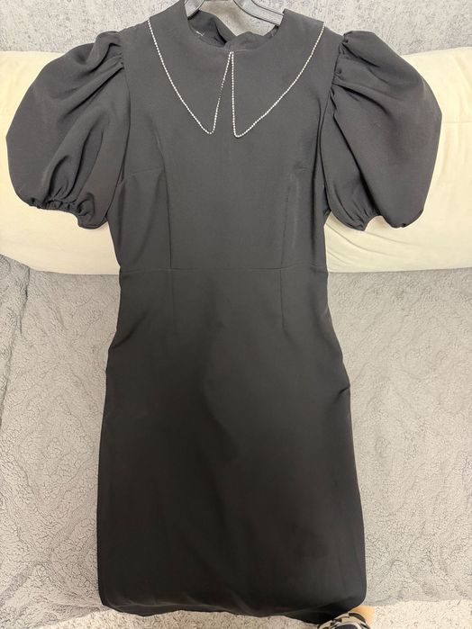 Элегантное чёрное платье, размер М