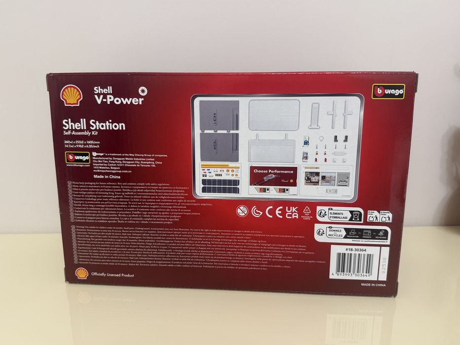 Макет на бензиностанция Shell