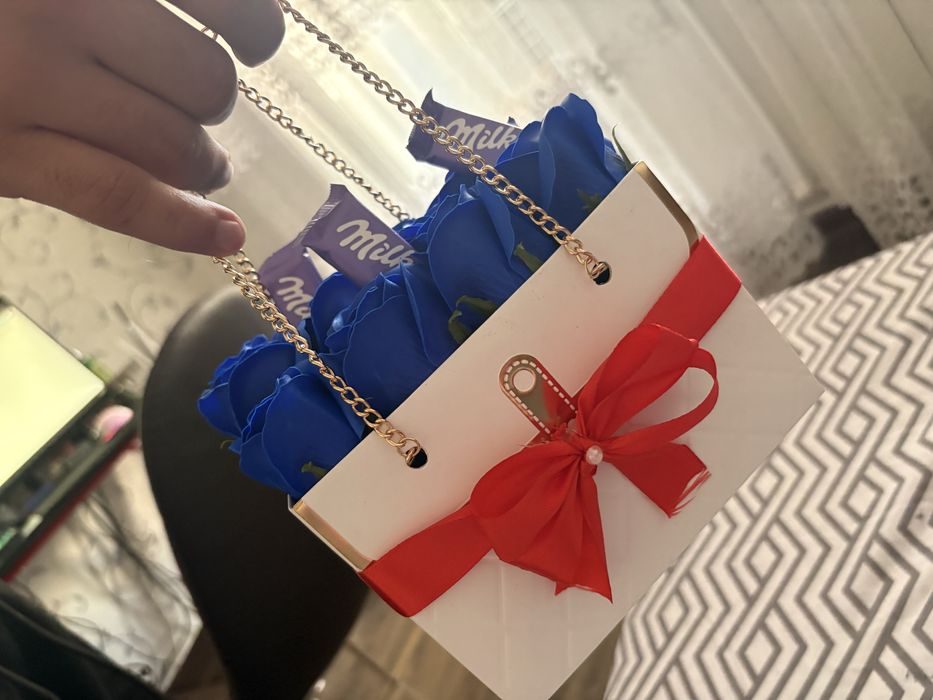 Gentuță cu trandafiri din săpun