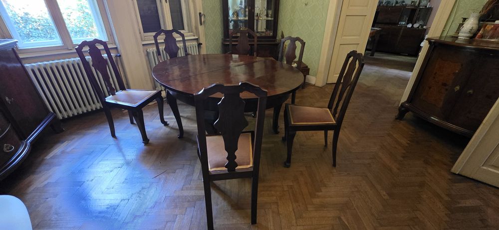 Set mobila sufragerie Lengyel - lemn masiv