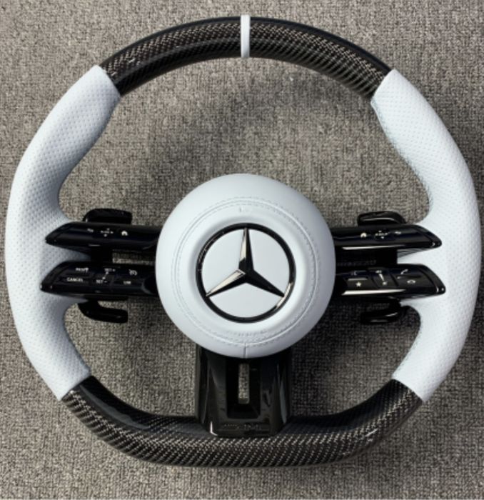 Volan Mercedes AMG Piele Carbon Padele la comanda