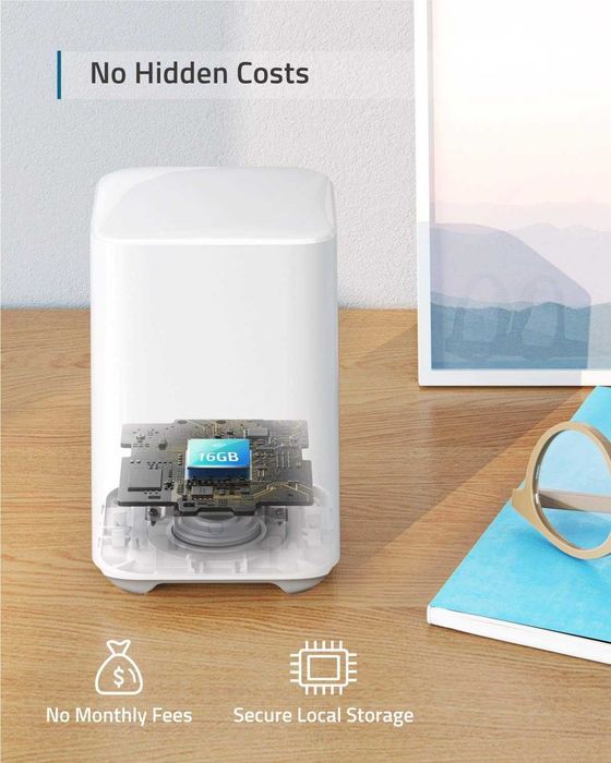 Sistem de supraveghere video eufyCam 2C Security, 3 camere,HD 1080p,sigilat