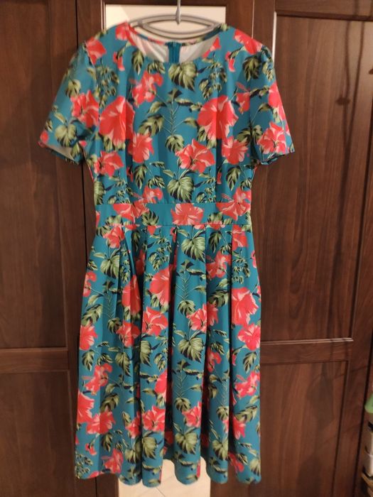 Rochie midi inflorata