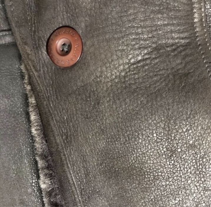 Дубленка натуральная мужская S