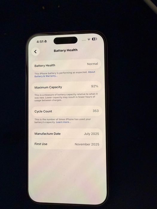 Vând IPhone 16 128GB