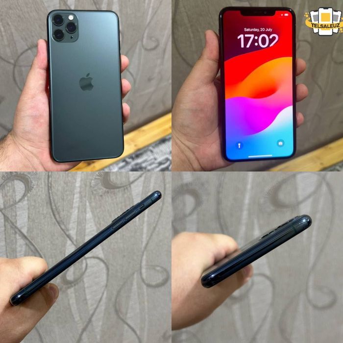 Iphone 11 pro. Xotira: 64 gb, Batareya: 80%, Holati: Idyal