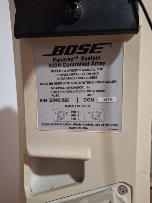 Difuzoare bose panaray 502A