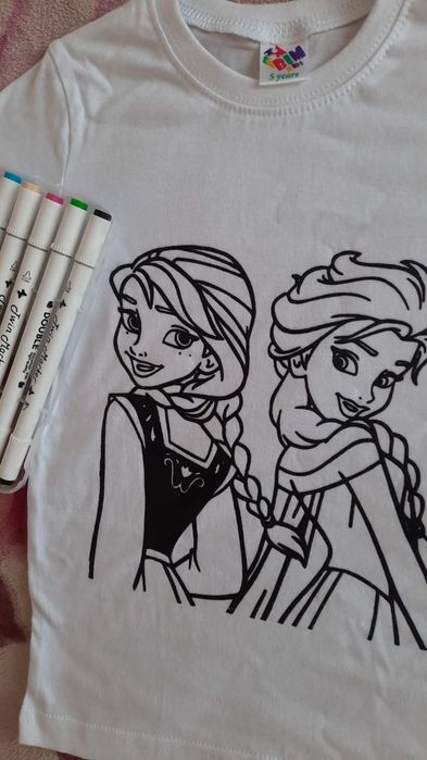 Раскраска футболка