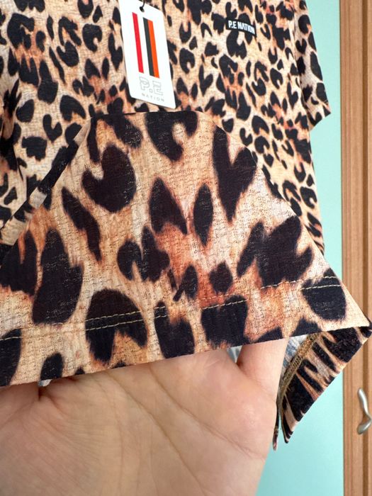 Тениска в животински принт P.E Nation