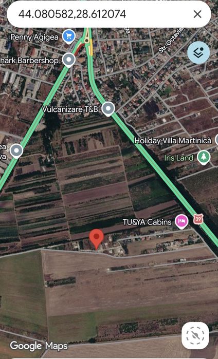 Teren intravilan 400 mp de vânzare în Agigea – Strada Răchitei (zona TU&YA Cabins)