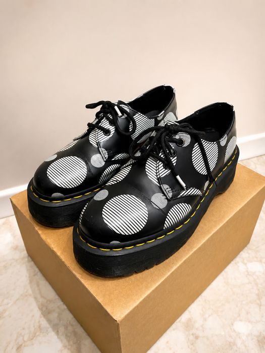 Dr. Martens 1461 Polka Dot Smooth Leather Platform