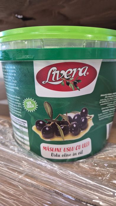 Masline negre Livera in ulei la 1KG