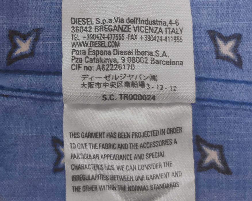 Camasa Diesel Only The Brave Blue