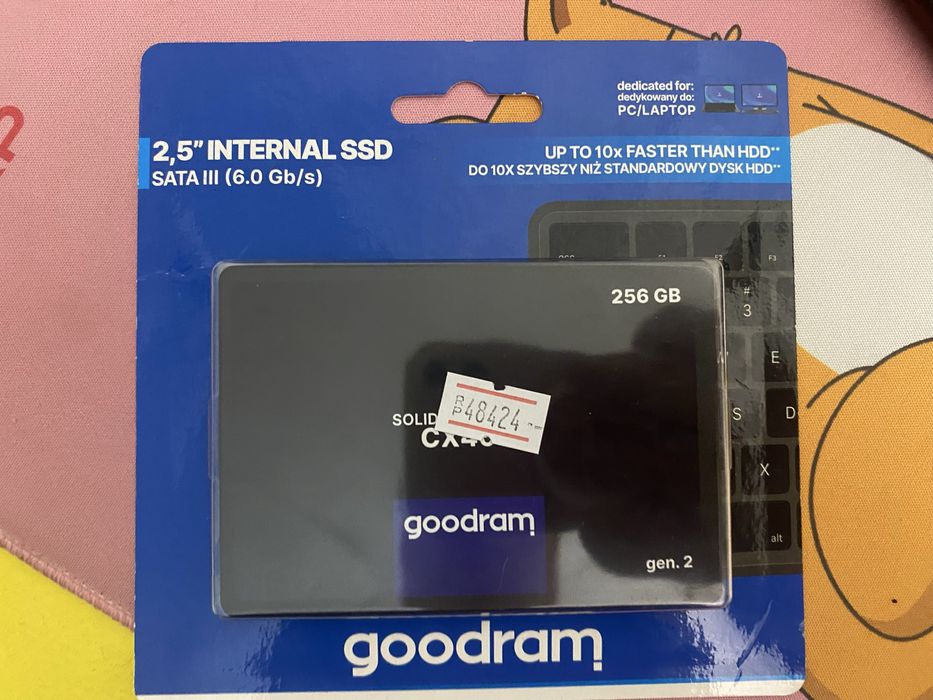 Goodram CX400 gen.2 256GB SSD 2.5" SATA - Новый в упаковке!”