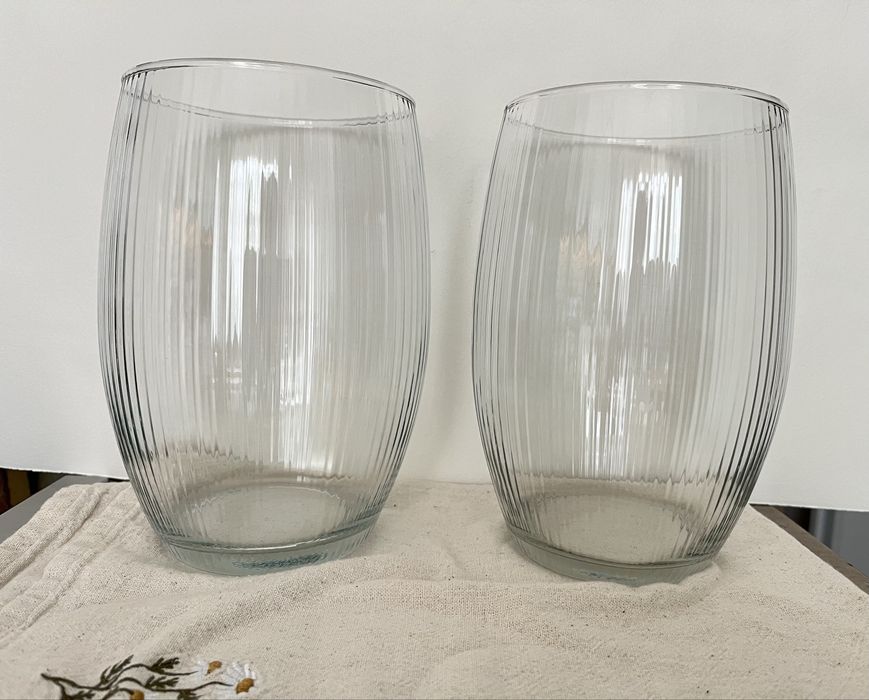 Стъклена Ваза кашпа