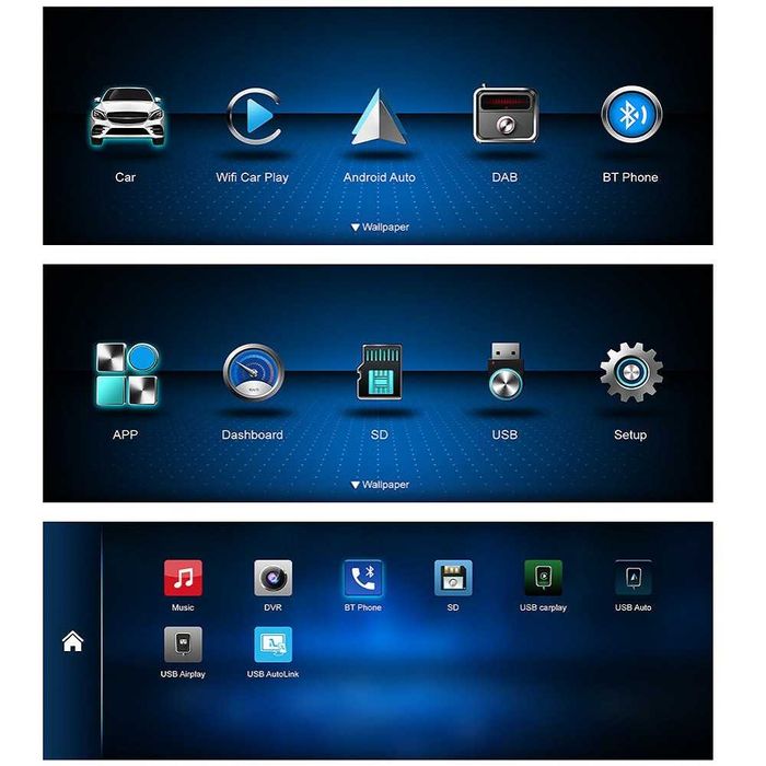 Ecran mare cu Apple CarPlay / Android Auto Mercedes Benz E Class W212