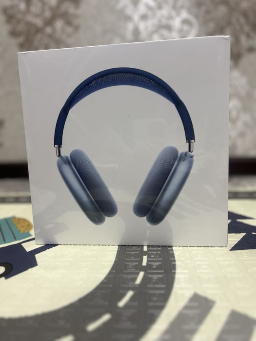 Apple Airposd max (Sky blue with Smart case, Model A2096) Ochilmagan.