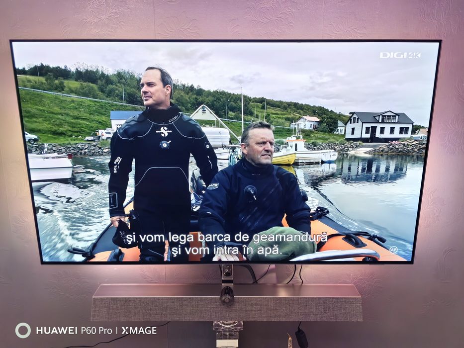 Tv oled 139 cm Phillips, seria 900,garanție 03.2028