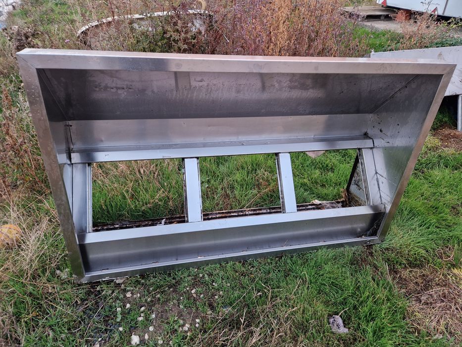 Hota inox cu filtre, de.perete sau centrala, fără motor