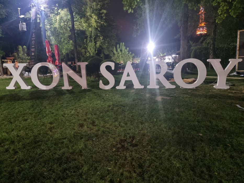 Наружная Реклама Баннер буква стенд