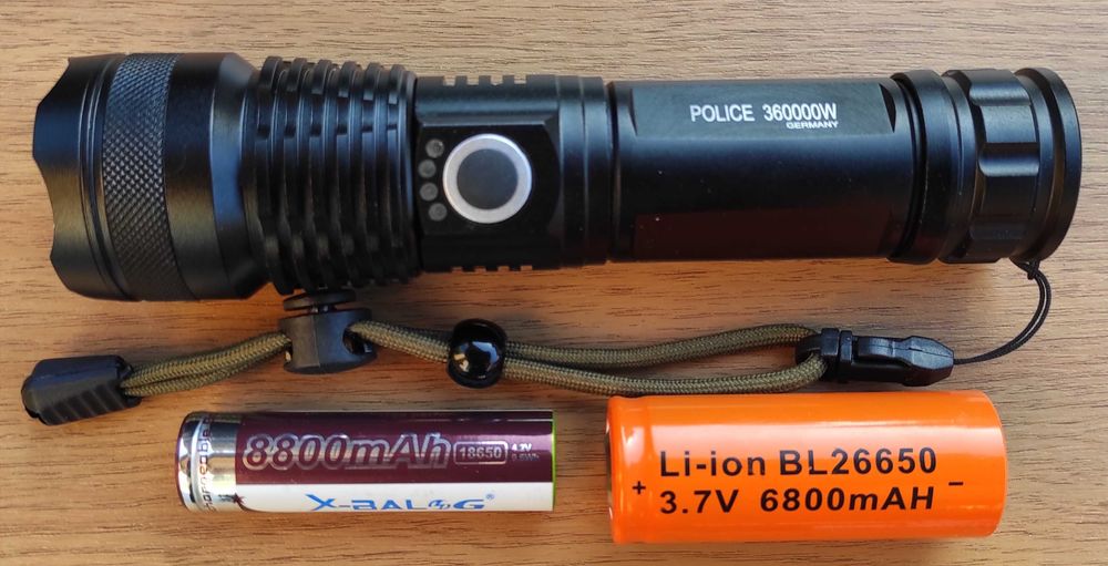 Акумулаторна Li-ion BL26650 3.7V 6800mAh