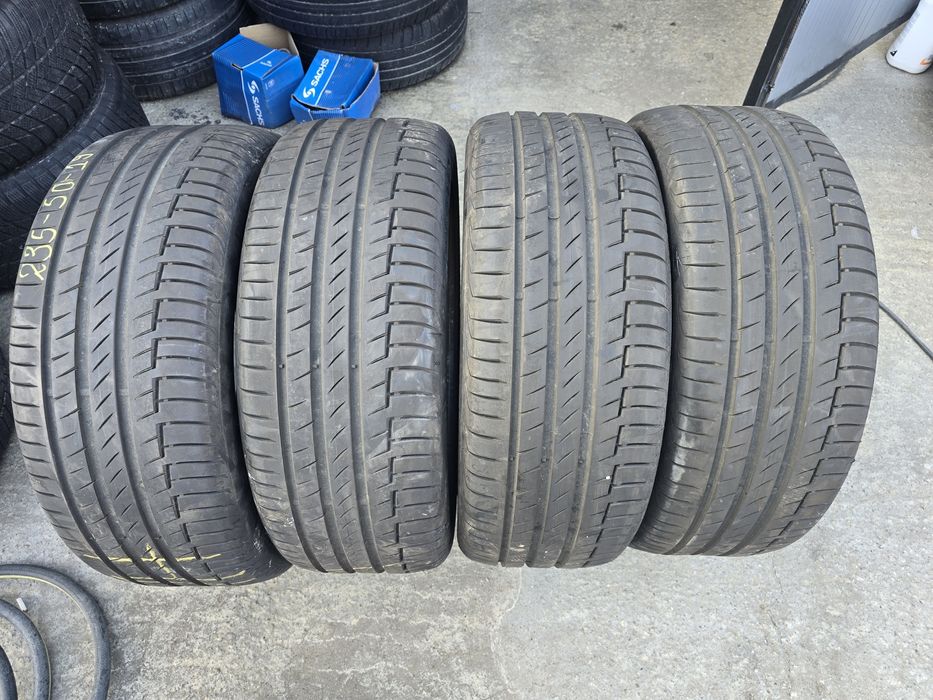 4 Броя Гуми 235/50/19 Continental 7mm 2022DOT КАТО НОВИ