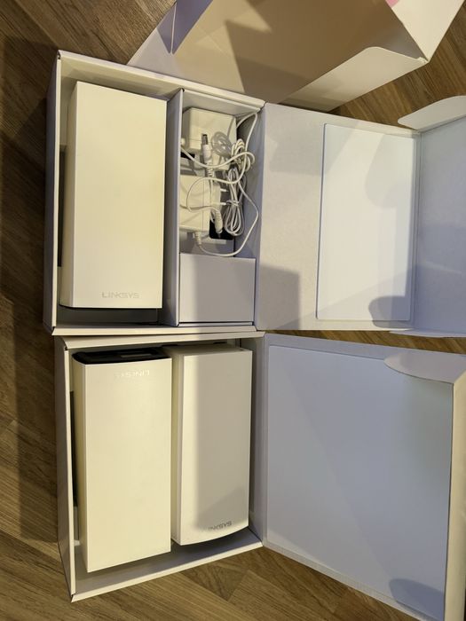 Mesh система Linksys Velop AX4200 (MX12600) WiFi 6 - 3 броя, Tri-Band