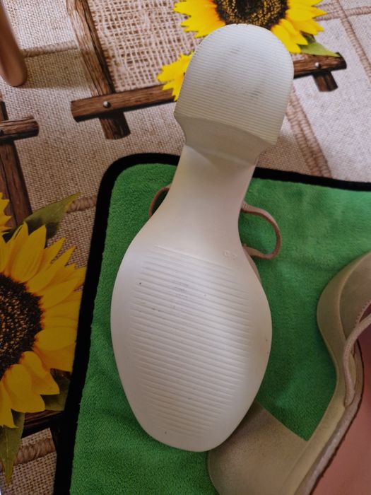 Saboți tip sandale cu perle noi, nr.40.ItalianStyle